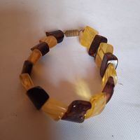 Браслет винтажный,янтарь,бакелит