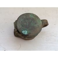 Латуневая часть от курительной трубки крышка легко двигается не открывал