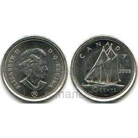 Канада 10 центов 2009