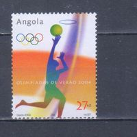 [700] Ангола 2004. Спорт.Летние Олимпийские игры.Баскетбол. БЕЗ КЛЕЯ.