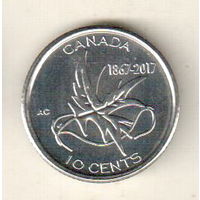 Канада 10 цент 2017 150 лет Конфедерации Канада - Крылья мира