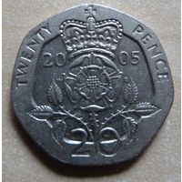 20 пенсов 2005 Великобритания