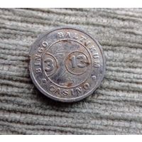 Werty71 Латвия Жетон Токен игровой 3 Балтийское Казино Латвии 13 bingo baltikum