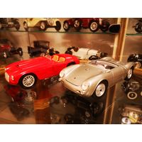 Porsche 550A:  Ferrari 166 MM