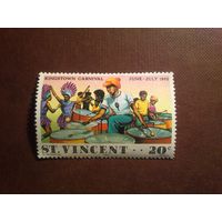 Сент-Винсент 1980 г.Карнавал в Кингстауне 1980 года./06а/