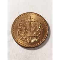 Кипр 5 милс 1960