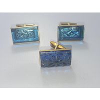 Винтажный запонки . С рубля