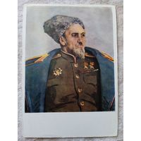 1956. Шовкуненко. Портрет дважды Героя Советского Союза Ковпака