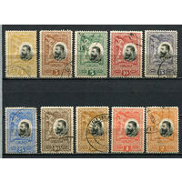 Королевство Румыния - 1906 - Королевство Румыния - 25 лет. Король Кароль I - [Mi. 177-186] - полная серия - 10 марок. Гашеные.  (Лот 18HQ)-TG3P1