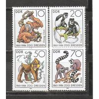 ФФ1 ГДР 1986 Дрезденский зоопарк