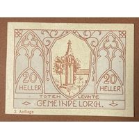 Нотгельд Австрия Маннинг , 20 геллеров 1920 год