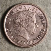 Остров Мэн 2 пенса, 2008 г., KM# 1254