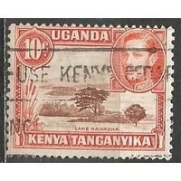 Кения Уганда и Танганьика. Король ГеоргVI. Озеро Найваша. 1938г. Mi#55.