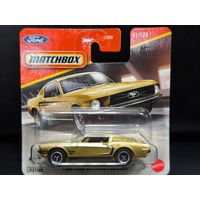 Коллекционная модель Matchbox 1968 Ford Mustang Fastback. 2026, 61/125. С 1 рубля! Без мин. цены!
