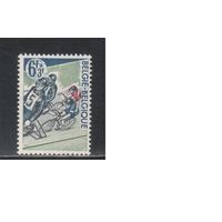 Бельгия-1964(Мих.1318)  **   , Спорт,  Велосипеды, Велоспорт