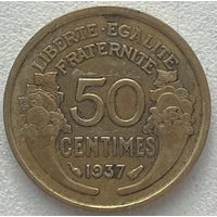 Франция 50 сантимов 1937 г.