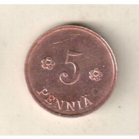 Финляндия 5 пенни 1938