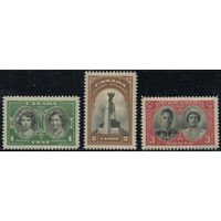 1939 Канада ** Королевский визит, серия 3 марки, Британские колонии.