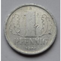 ГДР, 1 пфенниг 1981 г.