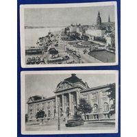 Рига. Виды города. Начало 1950-х. Чистые. 2 открытки. Цена за 1
