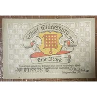 Нотгельд 1 марка 1920 год. Глюксбург. Веймарская республика