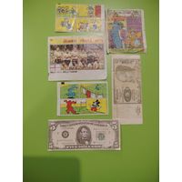 Вкладыши от жвачек лот