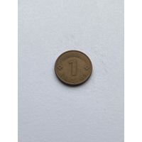 1 сантим 1997 г., Латвия