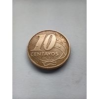Бразилия 10 центавос 2010г
