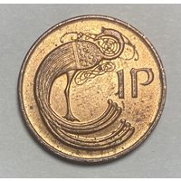 Монета 1 пенни 1980 год. Ирландия.