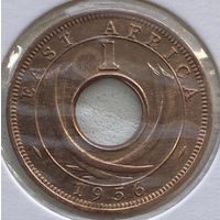 Британская Восточная Африка 1 цент 1956 г. В холдере