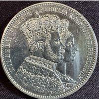 Талер Вильгельма 1 - Пруссия -коронация 1861г