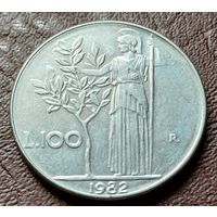 Италия 100 лир, 1982     ( 1-9-6 )