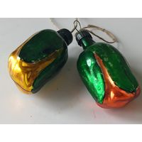 Ёлочные игрушки (СССР). Цена за обе.