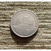 Werty71  Панама 25 сентесимо 2003 Панама - Вьехо - Башня кафедрального собора Пальма 1/4 бальбоа