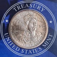 США 1 доллар 2025г. (P). Мэри Кавена Пукуи.