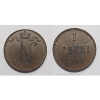1 пенни 1901