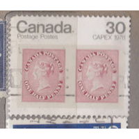 Королева Известные люди Личности Канада 1978 год лот  10 Международная филателистическая выставка "CAPEX '78", Торонто