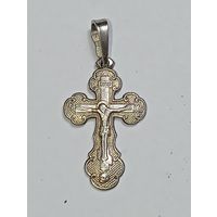 Крестик серебро  925 проба .
