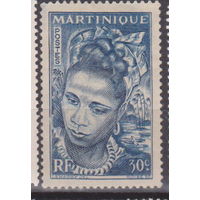 Французские Колонии  Заморский департамент Франции Мартиника 1947  год   лот 9  ЧИСТАЯ