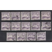 Кириния Архитектура Король Георг 6 1938 Кипр Колонии Великобритании Гашеная 1 м зуб Х 100
