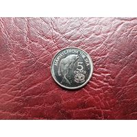 5 центов Фиджи 1995 г. ФАО.