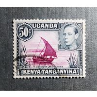 Марка Кения Уганда Танганьика 1938 год