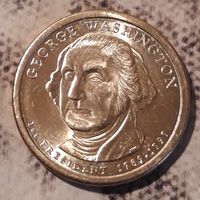 1 доллар 2007  D США Джордж Вашингтон