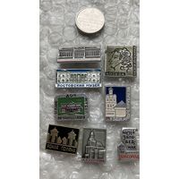 Значки Музеи 8 шт.