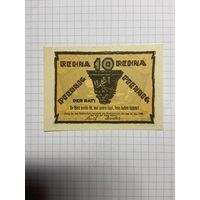 Нотгельд 10 пфеннигов 1921 год. -2712