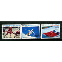 Нигер - 1991 - Зимние олимпийские игры - 3 марки. Гашеные.  (Лот 5JH)-TG2P25