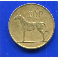 Ирландия 20 пенсов 1986