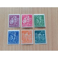 Германия Немецкий Рейх 1921-1922 гг. Рабочие. Шахтеры. Фермеры. MNH, MLH.