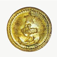 Чили ВМС Мундирная пуговица 13 мм PG. GALLIN CO N.Y.C