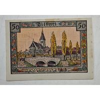 1921 год 50 пфеннигов  Германия
